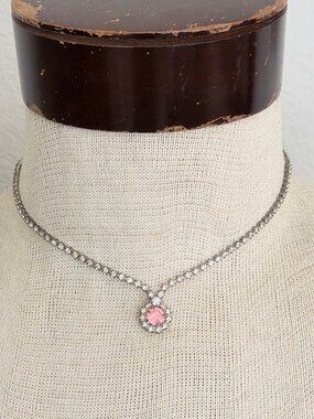 Vintage Rhinestone Choker Necklace